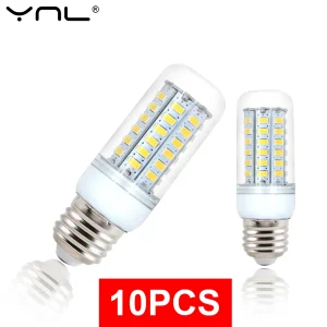 10PCS E27 LED Lamp 220V Corn Light Bulb