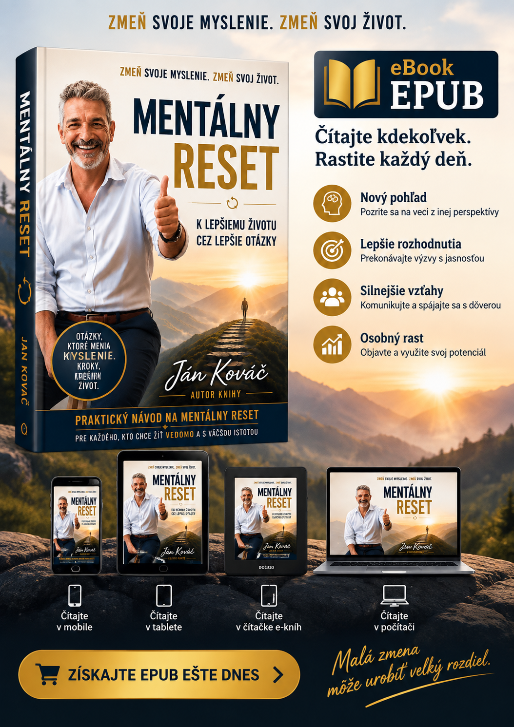 Mentálny reset – EPUB